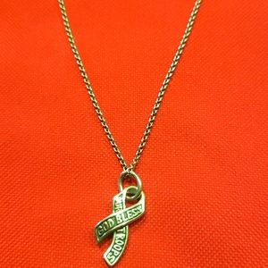 2pc James Avery Rt. "God Bless our Troops" Pendant